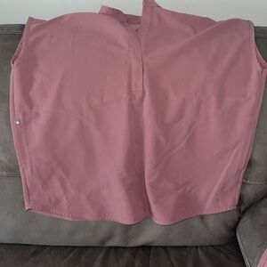 Rafaela scrub top mauve pink